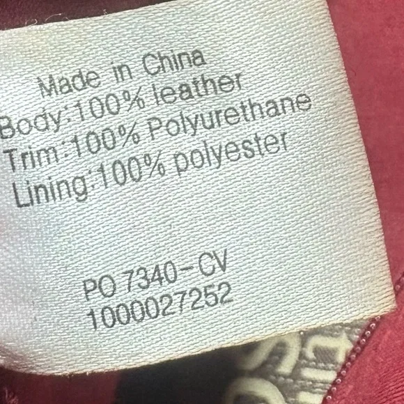 THE SAK Punch Red Pebbled Leather Tote Shoulder Bag - Picture 7 of 10